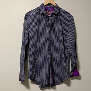 Robert Graham Striped Western Shirt